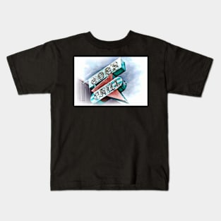 Vintage Neon Sign Kids T-Shirt